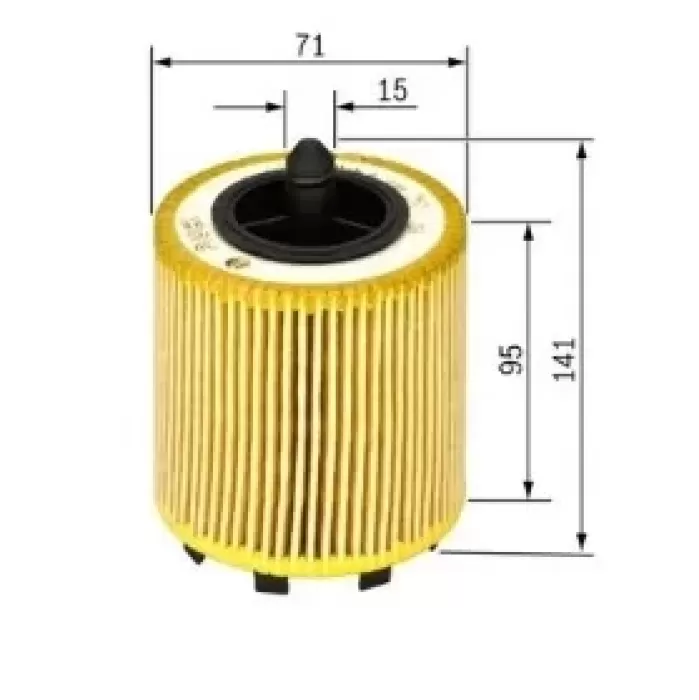 YAĞ FİLTRESİ CADDY III 04>11-GOLF IV 04>14-TRANSPORTER T5-PASSAT 06>11-POLO 02>10-FABİA-A