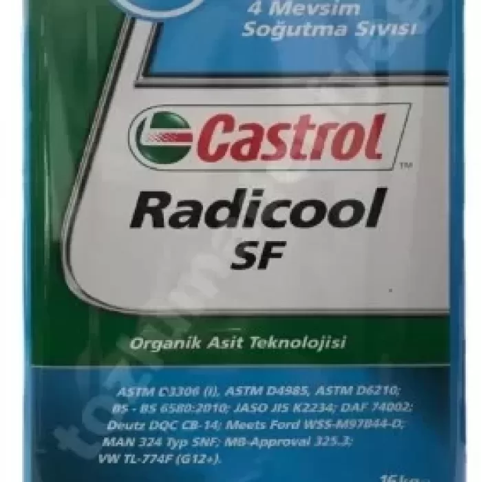 Castrol Radicool Kırmızı Antifriz 16 Lt