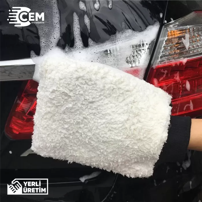 CEM CAR CARE Mikrofiber Yıkama Ve Pasta Eldiveni