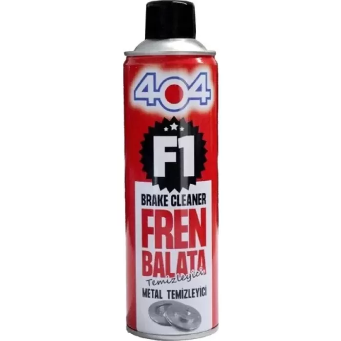 404 Fren Balata Temizleyici F1 Kırmızı 500ML