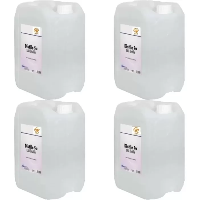 Distile Saf Su Bidon 5 Litre 4 Adet