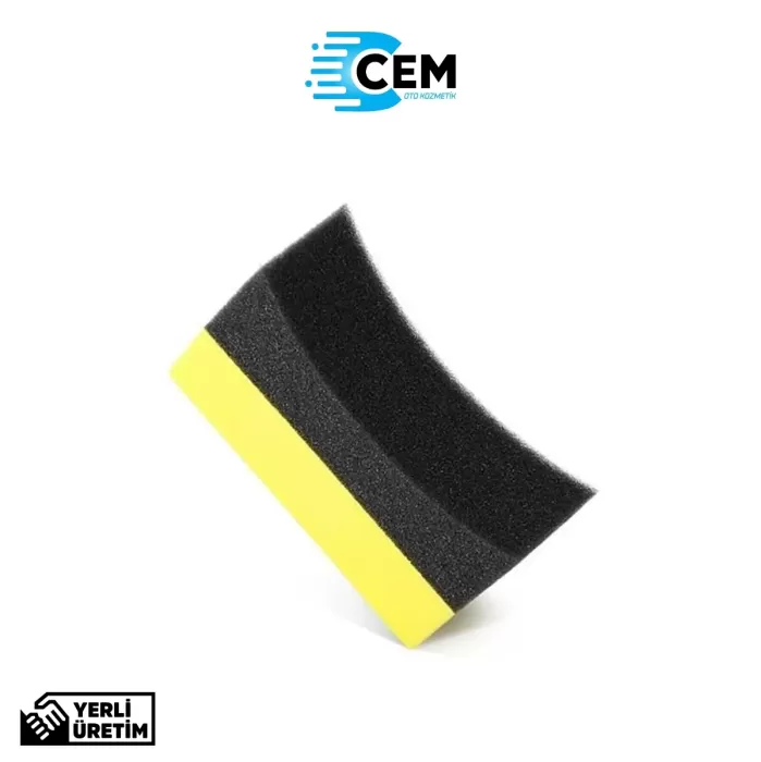 CEM CAR CARE Lastik Parlatıcı Uygulama Süngeri Özel Tasarım