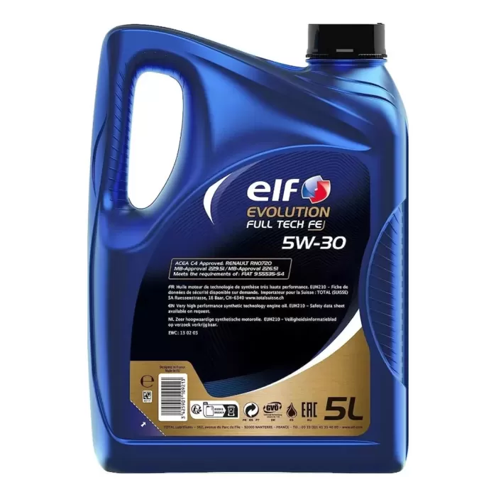 ELF 5/30 MOTOR YAĞI FULTECH 5 LT 221267