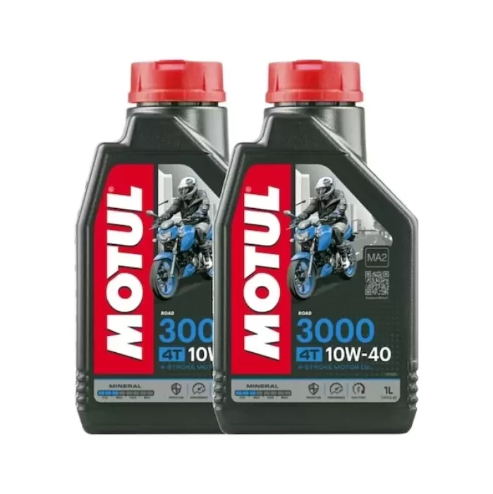 Motul 10W40 3000 4T Mineral Motosilet Motor Yağı 2x1LT
