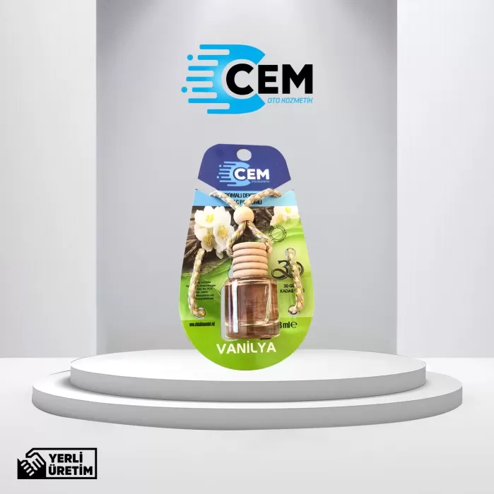 CEM CAR CARE Cam Fanus Vanilya 8 ml Ayna Kokusu
