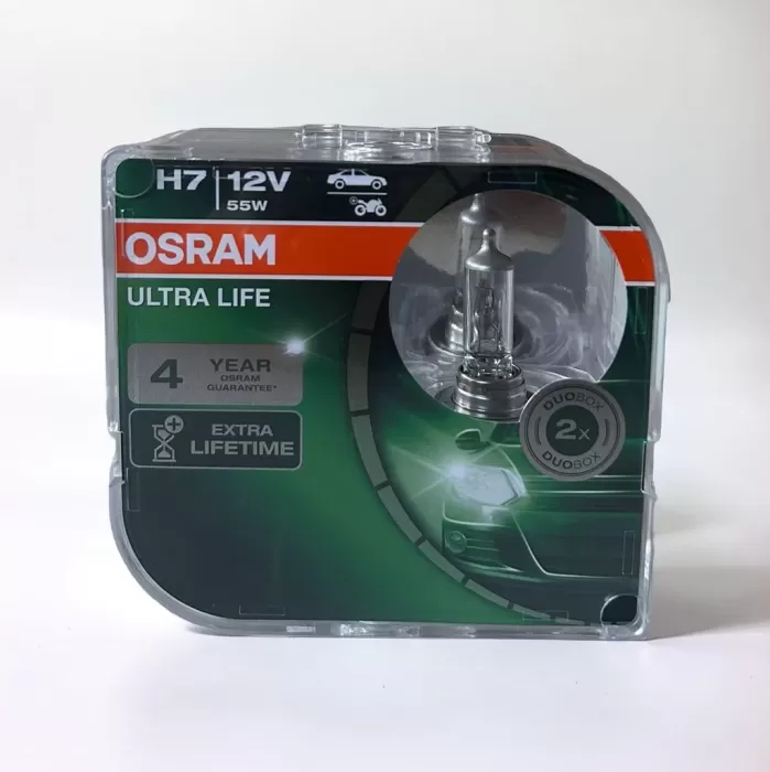 OSRAM Ultra Life h7 Ampul Pleksi Özel Ambalaj 2 Adet