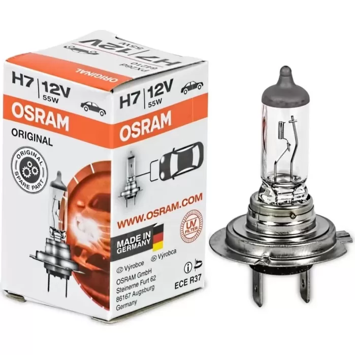 Osram H7 Far Ampulü 12V 55W 64210 Made in Germany 2 Adet