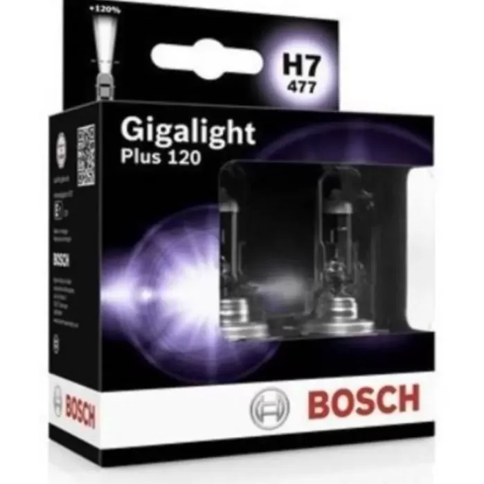 Bosch Gigalight Plus 120 H7 Ampül 2li Set