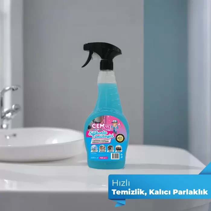 CEM CAR CARE Cem Sil Silikonlu Cam ve Yüzey Temizleyici 750 Ml