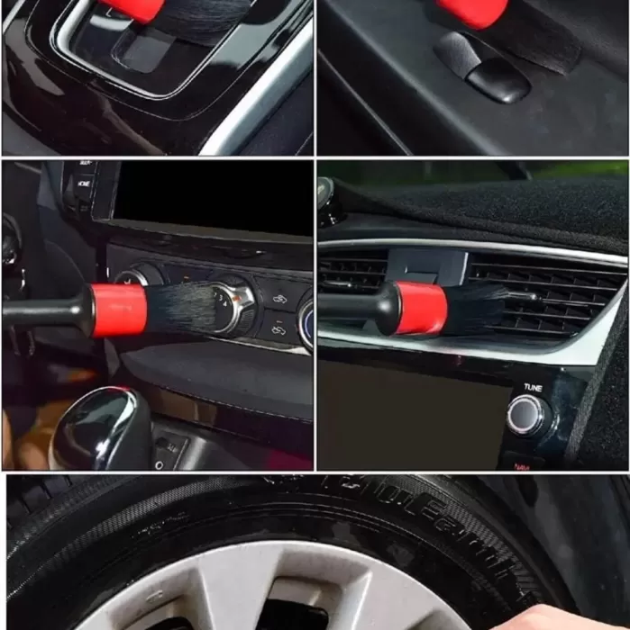 Oto Detay Fırça 5li Kaliteli Farklı Boyutlarda 5 Adet Oto Araba Yıkama Klima Temizleme