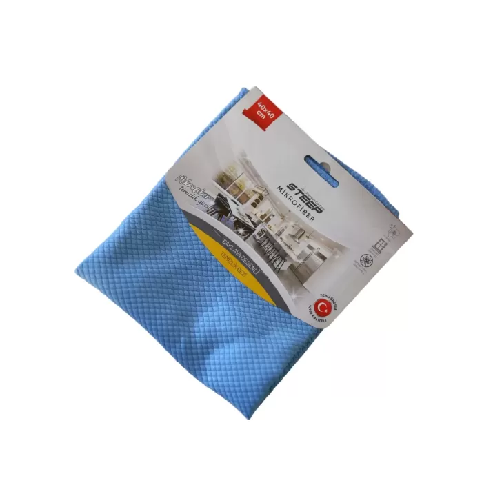 STEEP  Mikrofiber 40x40 cm Baklava Desen Cam Temizlik Bezi