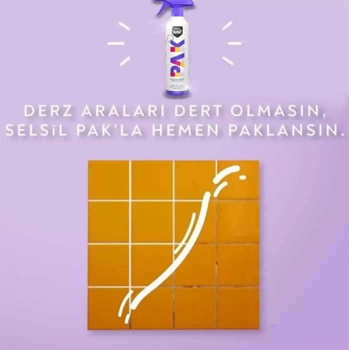 Selsil Pak 500 ml X2 Mucize Köpük Temizleyici Sprey Yağ Sökücü Yüzey Temizleyici Parlatıcı