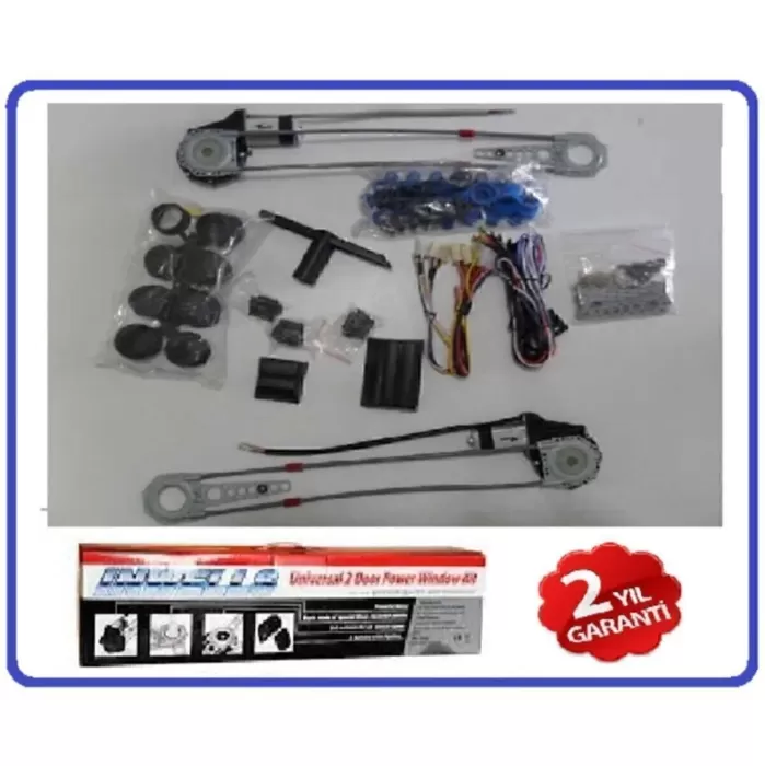 Inwells Üniversal Cam Kaldırma Seti Motoru Modülü Ön Veya Arka 2 Kapı-inwells 25020
