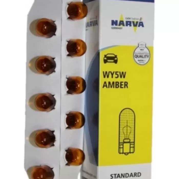 Narva Wy5w 12v. T10 5w Dipsiz Sarı Ampul 17169 2 Adet