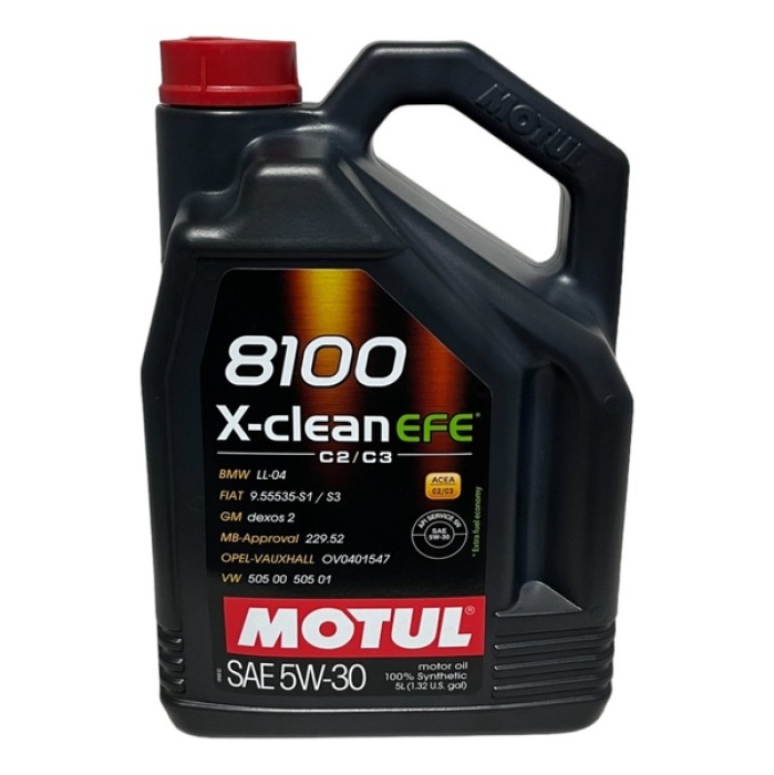 Motul 8100 X-clean Efe C2/c3 5w-30 5 Lt