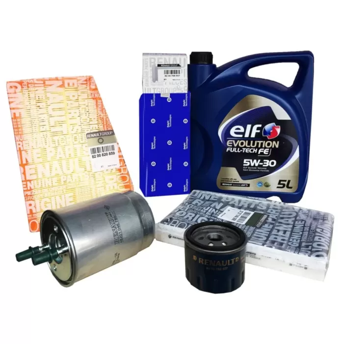 Elf Renault Megane 3 Yağ Bakım Filtre Seti 1.5 Dci Dizel + 5w30