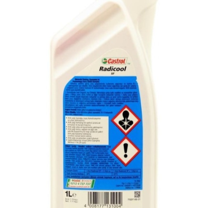Castrol Radicool Sf Konsantre Kırmızı Antifriz 1 Lt