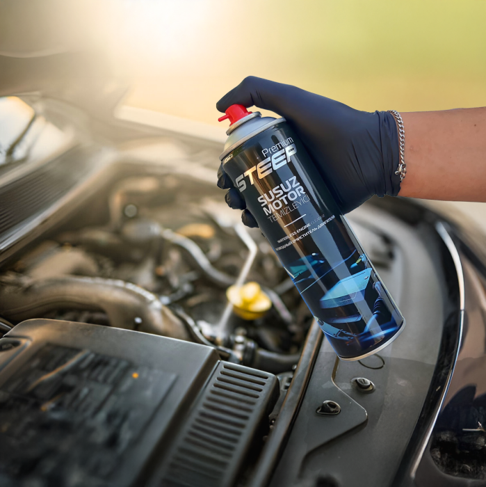 STEEP Susuz Motor Temizleyici & Parlatıcı Sprey 500 Ml