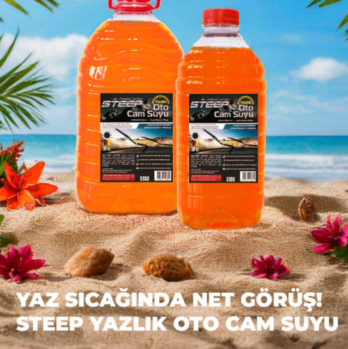 STEEP Oto Yazlık Cam Suyu 5 Lt