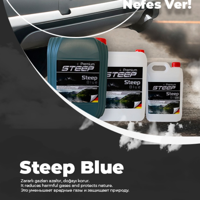 STEEP BLUE 20 LT AUS32 Üre Solüsyonu Euro4/Euro5/Euro6 (SCR Sistemi Olan Araçlar İçin)