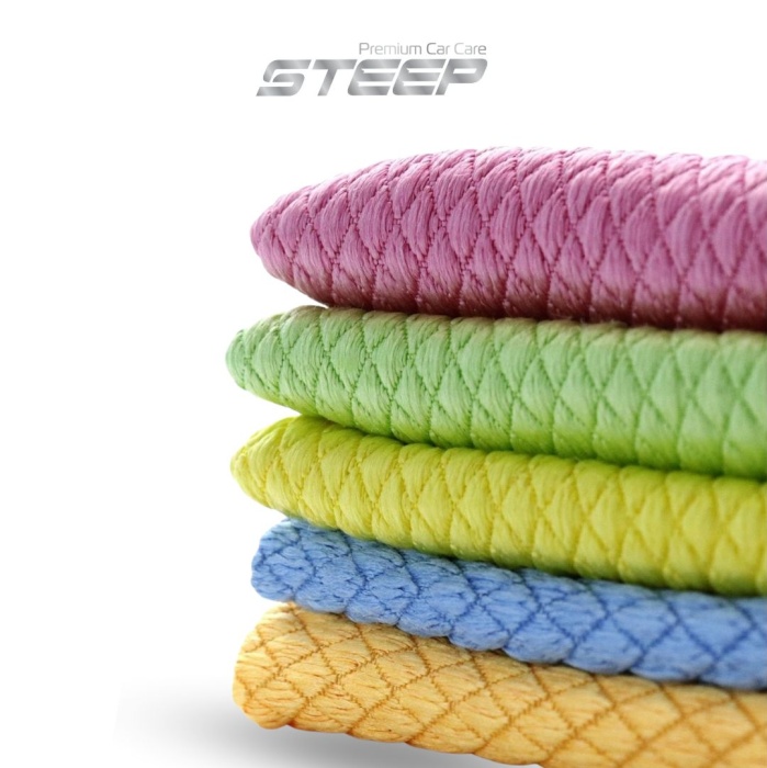 STEEP Ultimate Mikrofiber Baklava Desen Cam Temizlik Bezi 50x70 Cm