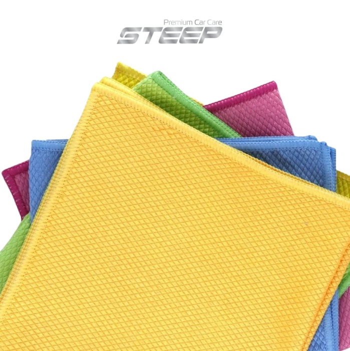 STEEP Ultimate Mikrofiber Baklava Desen Cam Temizlik Bezi 50x70 Cm