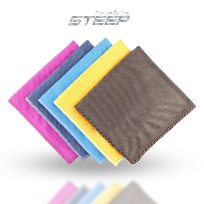 STEEP Ultimate Mikrofiber Temizlik Bezi  Renkli Soft Touch Bez 40x40 Cm