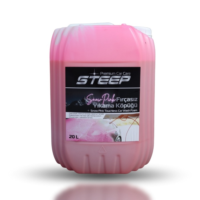 STEEP Ultimate Fircasiz Yikama Kopugu Pembe 20 LT
