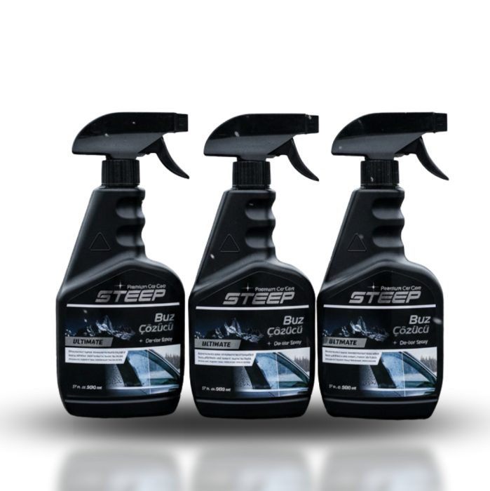 STEEP Ultimate Cam Buz Çözücü ve Buzlanma Önleyici 500 Ml 3 Adet