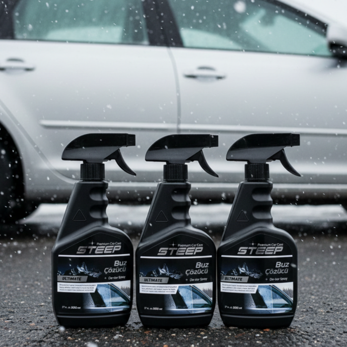 STEEP Ultimate Cam Buz Çözücü ve Buzlanma Önleyici 500 Ml 3 Adet