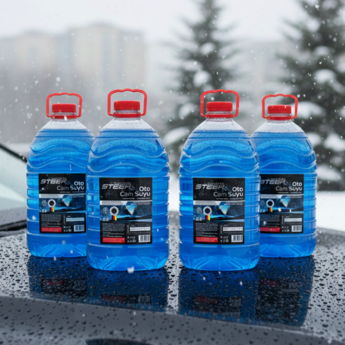 STEEP Oto Cam Suyu -20 Derece Antifriz İçerikli 5 Lt 4 Adet