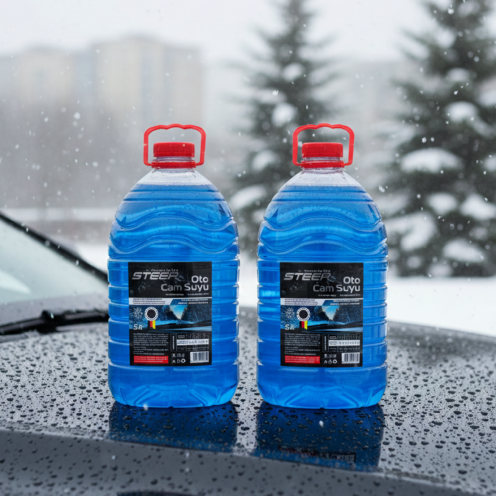 STEEP Oto Cam Suyu -20 Derece Antifriz İçerikli 5 Lt 2 Adet