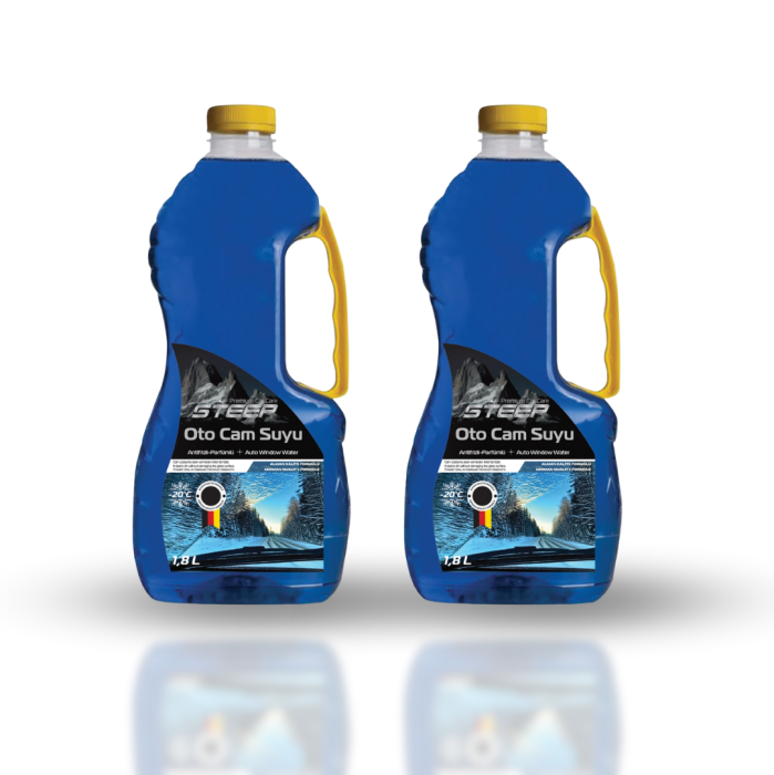 STEEP Oto Cam Suyu -20 Derece Antifriz İçerikli 1.8 Lt 2 Adet
