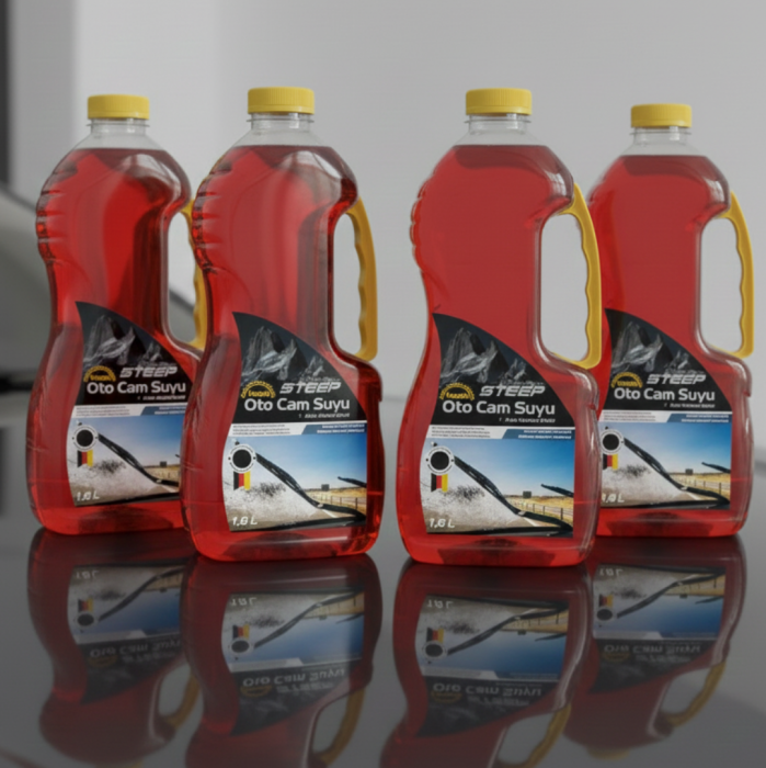 STEEP Oto Yazlık Cam Suyu 1.8 Lt 4 Adet