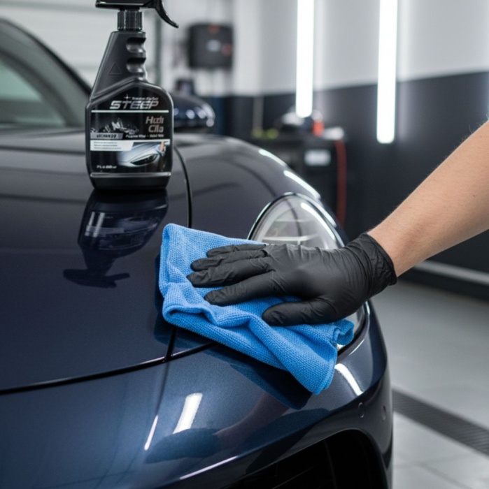 STEEP Ultimate Hızlı Cila Wax İçerikli 500 Ml Mikrofiber 40X40 Bez