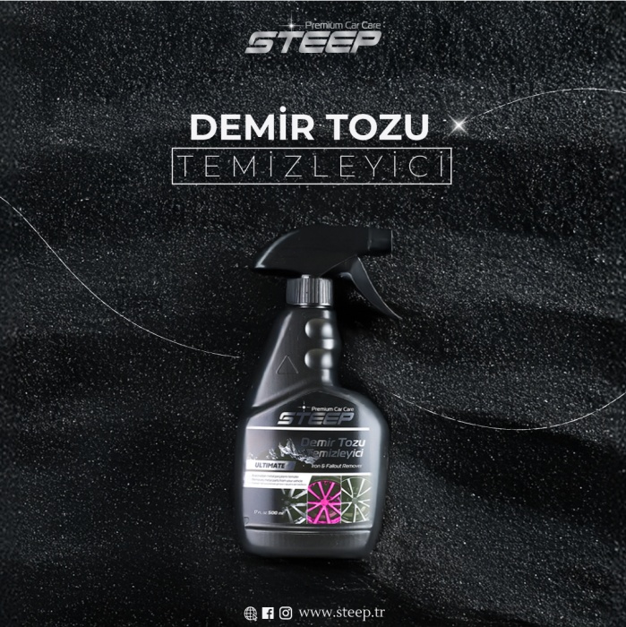 STEEP Ultimate Demir Tozu ve Jant Temizleyici 500 Ml Premium Set