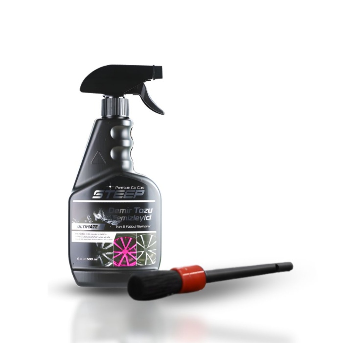 STEEP Ultimate Demir Tozu Temizleyici 500 Ml Detay Temizlik Fırçası