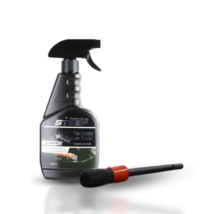 STEEP Ultimate Torpido Bakım Sütü ve Temizleyici Parlatıcı 500 Ml Premium Detay Fırça