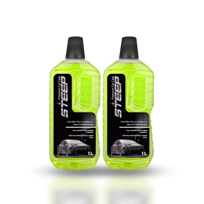 STEEP Ultimate Cilalı Oto Şampuan Ph Nötr 1 Lt    2 Adet