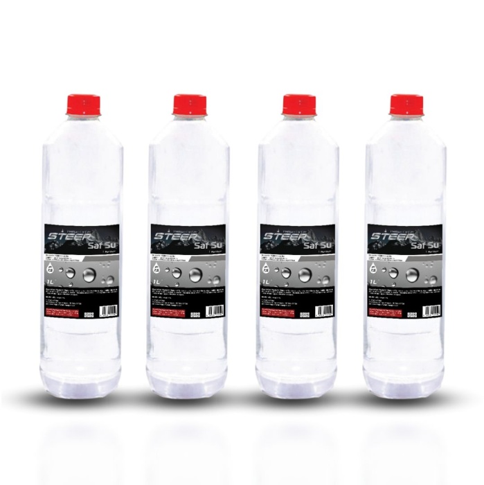 STEEP Pure Water Saf Su PH 7.5 1 Lt 4 Adet
