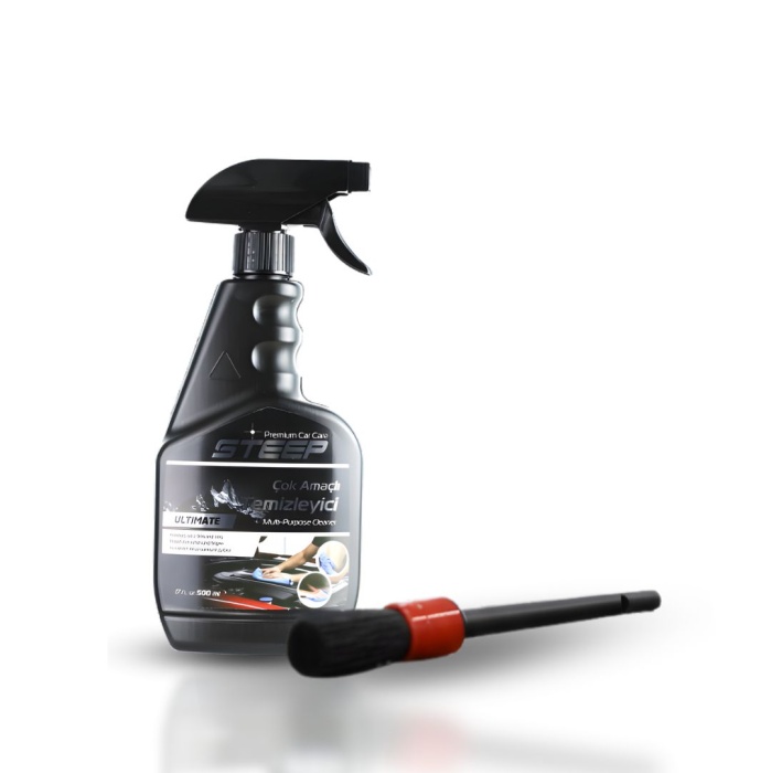 STEEP Ultimate Çok Amaçlı Leke Çıkarıcı ve Yüzey Temizleyici 500 Ml Detay Temizlik Fırçası