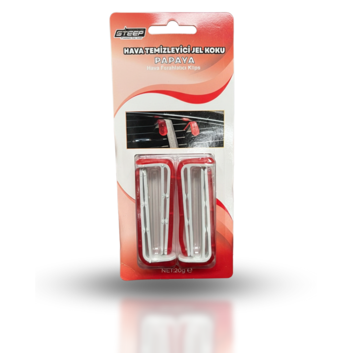 STEEP Ultimate Araç İçi Klima Kokusu Klipsli 4 Adet Papaya Aromalı