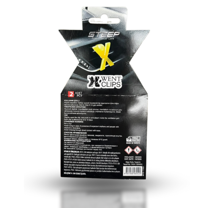 STEEP Ultimate X Araç İçi Koku Klipsli Vanılla