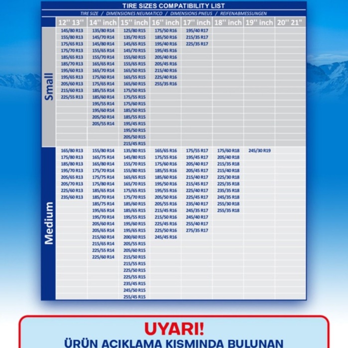 Matte Kar Çorabı - Active Series