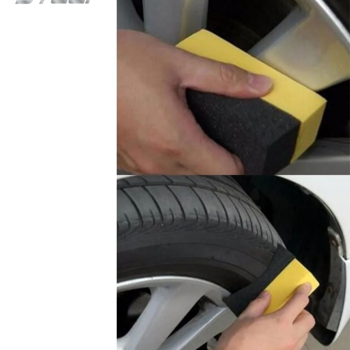 STEEP Ultimate Lastik Parlatma & Uygulama Süngeri  Lastik Yanak Uyumlu