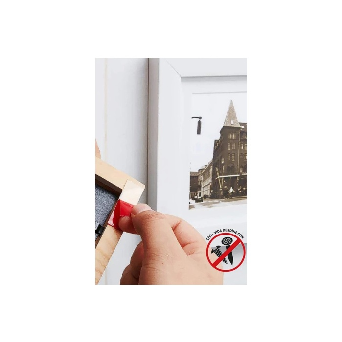 Çift Taraflı Nano Bant 2 Metre Şeffaf Kuvvetli Yapıştırıcı Bant