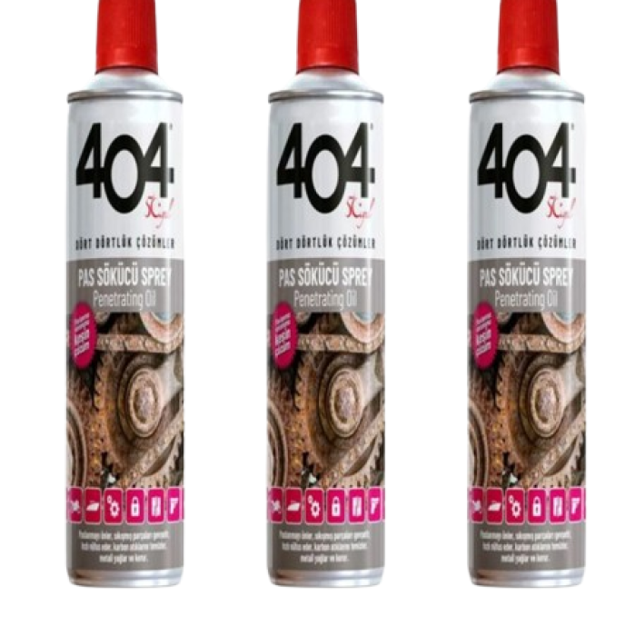 404 Pas Sökücü 400 ml Sprey 3 Adet