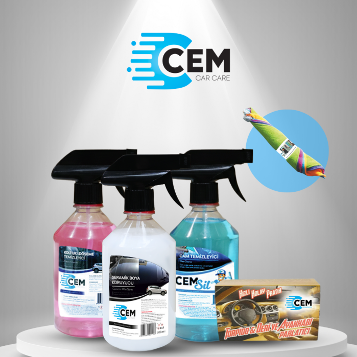 CEM CAR CARE Oto İç Bakım ve Temizlik Seti