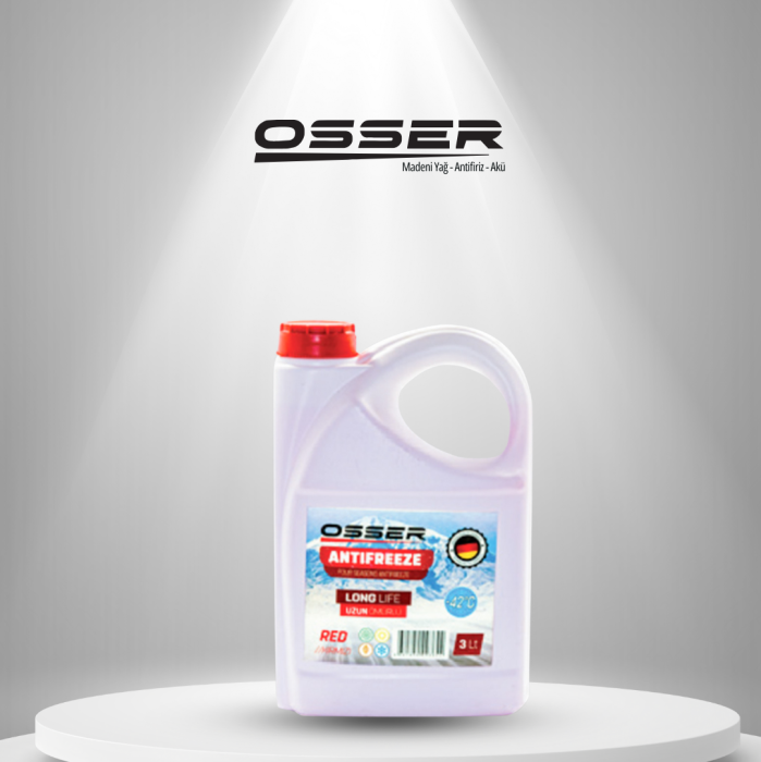 OSSER Antifriz 3 LT Kırmızı -42 Derece