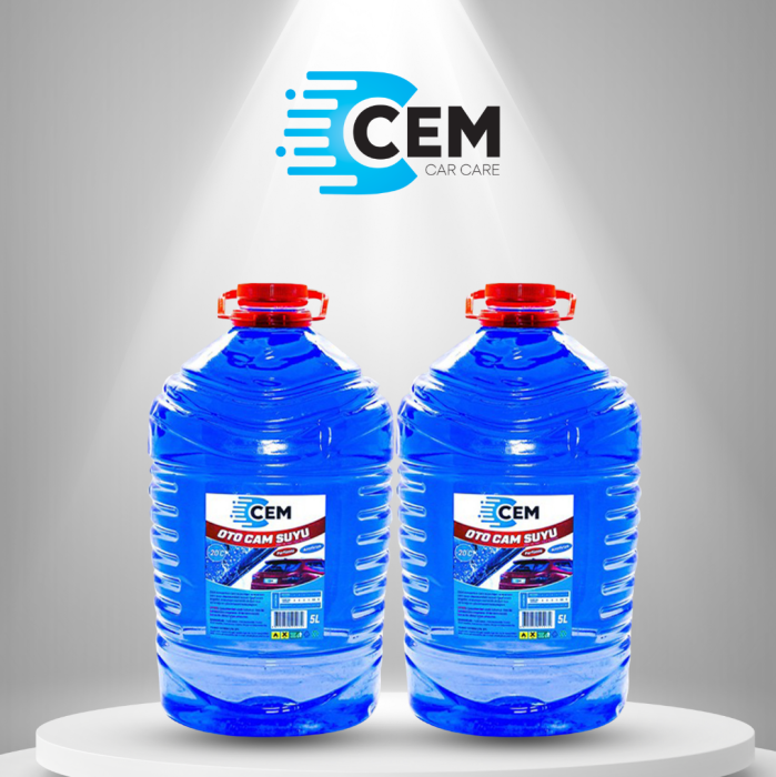 CEM CAR CARE Cam Suyu 5 LT Antifriz İçerikli -20 2Li Avantaj Paket